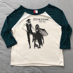 H&M Fleetwood Mac Baseball Tee